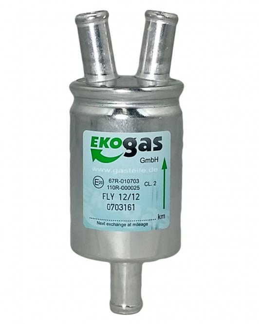 [unf14-12-12] Gasfilter Y 14mm Eingang / 2x12mm Ausgang